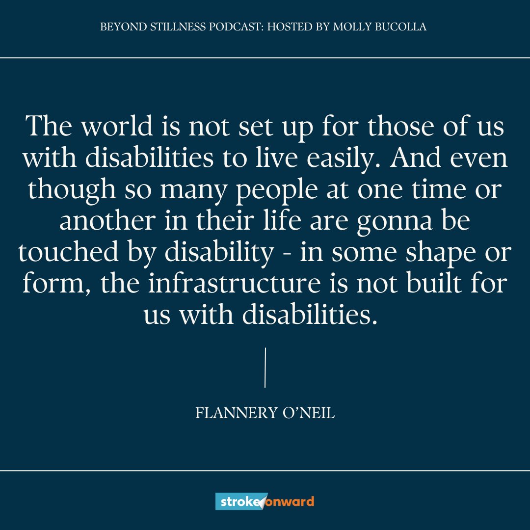 StrokeOnward's tweet image. Living with #aphasia is a challenge. But another hurdle many #pwa face is the lack of recognition when seeking #accommodations in a world not built for us. Tune into the Beyond Stillness #podcast hosted by Molly Buccola on #apple #spotify #audible