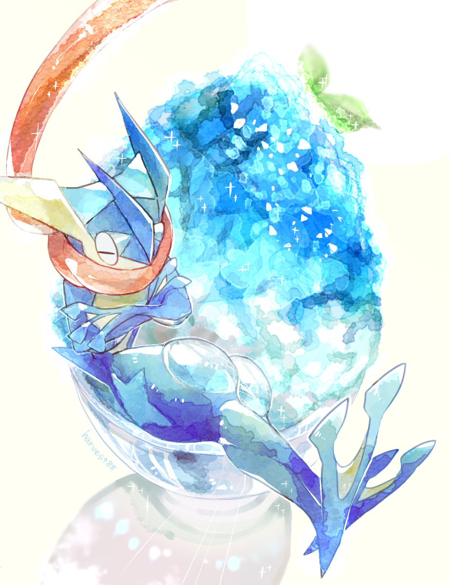 #ゲッコウガの日
何回描いても好き好き大好き～(再掲) 