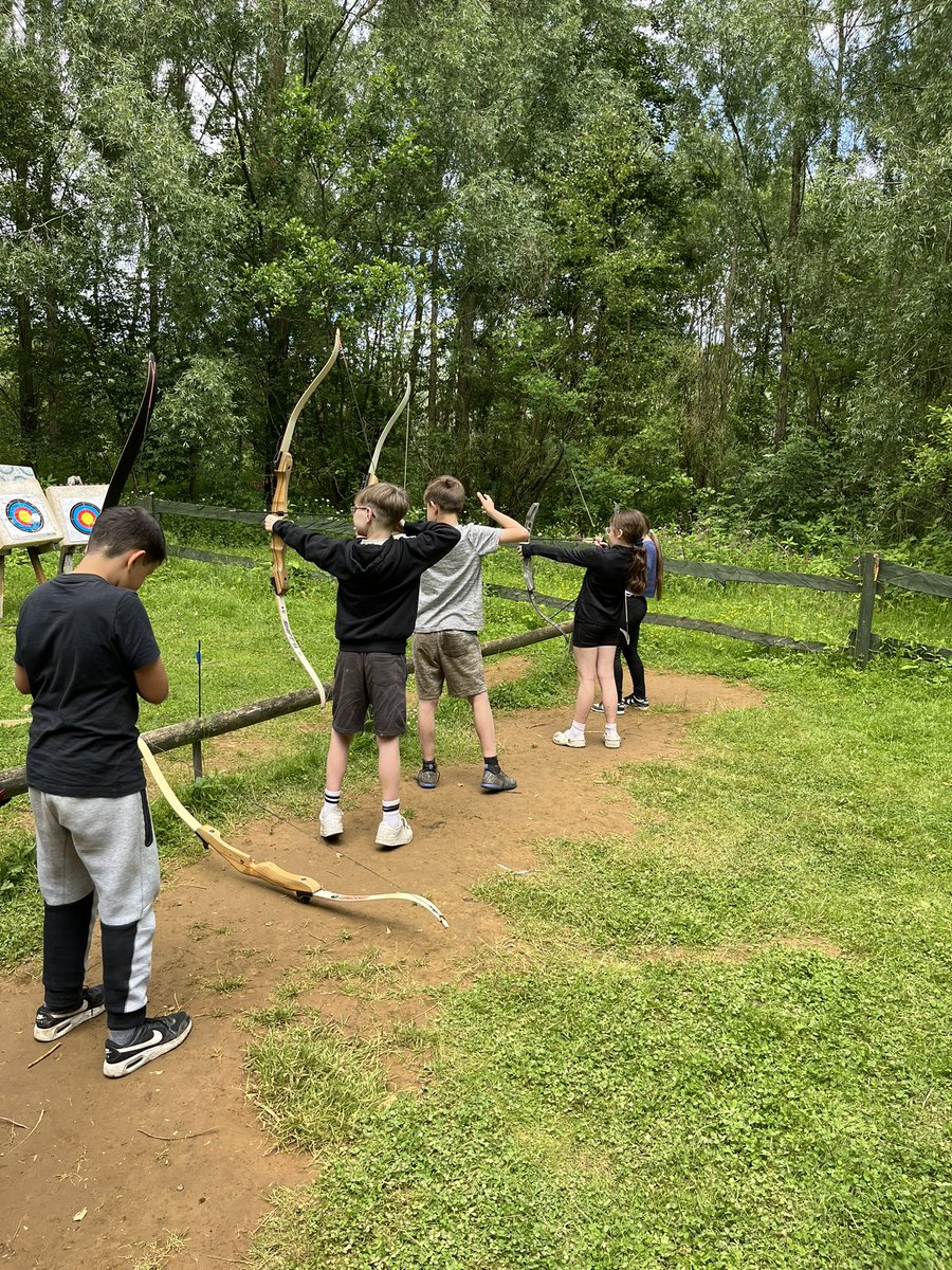 Amazing day 1 at <a href="/ConkersCentre/">CONKERS</a> for Group 4! It was a jam packed day! We did the Barefoot Walk, became masters at archery, tackled the assault course and then built some impressive shelters and fires at Bushcraft!