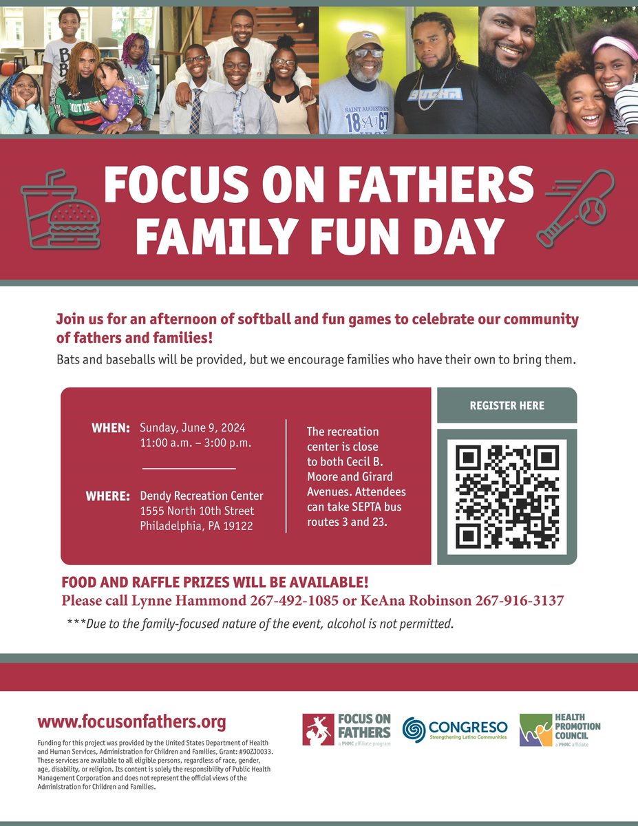 Come join us for Family Fun Day on Sunday June 9th at Marie Dendy Recreation Center. You are sure to have a ball!