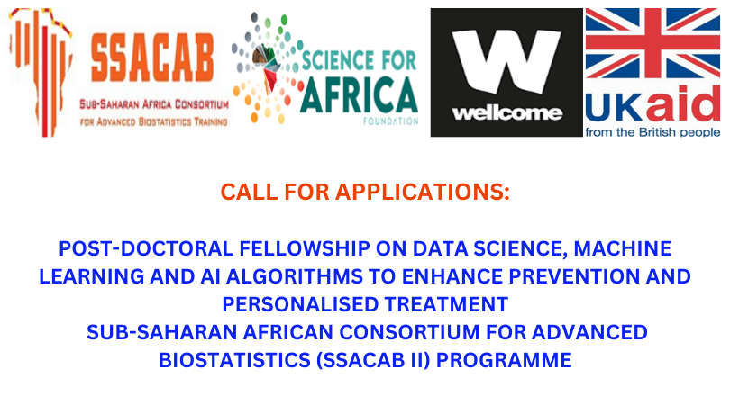 Call for Post-doctoral fellowship for 2024. See link for more info: bit.ly/3x6yMBr
#SSACABIIcaII #FromScienceToImpact #FCDOResearch #ukinsouthafrica