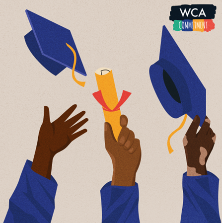 barmmie_b's tweet photo. With quality Education and Health, teenagers and young people can continue their studies to the end and achieve their full potential in the job market. #WCACommitment #EducationSavesLives #1YearAnniversary #AYP #Nigeria https://t.co/R3FFN2wtFt