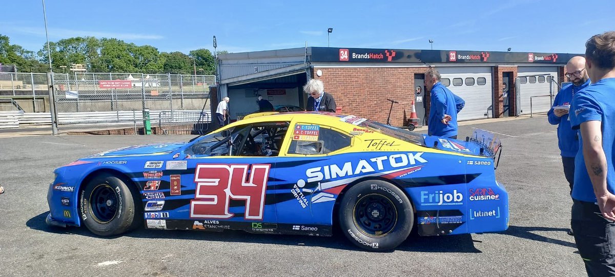 Hello from @brandshatchofficial 🇬🇧
Ready for technical inspection! 🏎️#34

<a href="/euronascar/">NASCAR Euro Series</a> @toffelthomas
<a href="/simatok/">Barnaby Wilkins</a> @edouardfatio 
<a href="/ceruttiilcaffe/">Cerutti Il Caffe</a>

#autosport #motorracing #racecar #races #racinglife #nascarwheleneuroseries #nascareuroseries #nascardiecast #nascarthrowback #nascarracing
