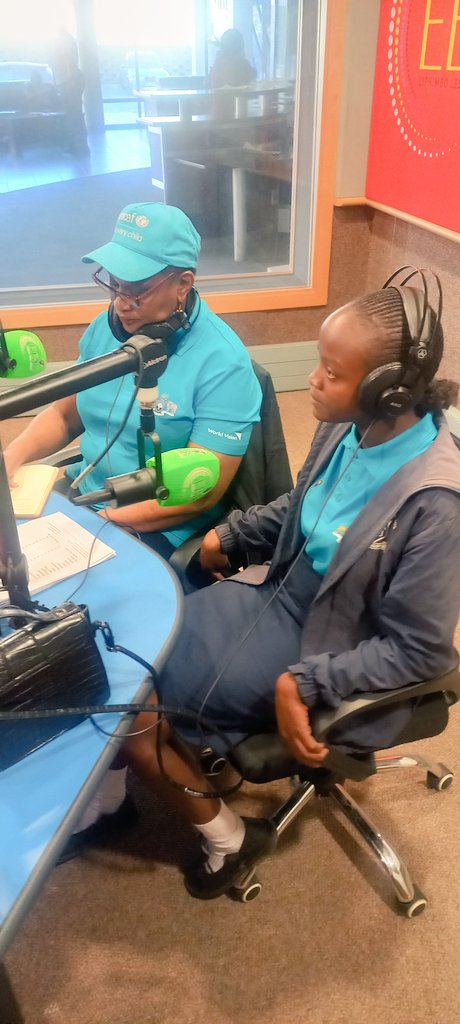 HletaNoni's tweet photo. @Unicef_Swazi in partnership with EBIS and World Vision hosting children to express their views on inclusive, quality and transformative education, they also took over the airwaves https://t.co/zMu9MpNDZ0