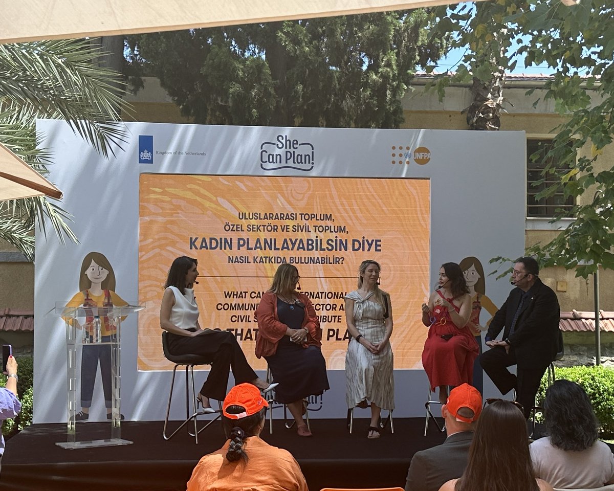 <a href="/UNFPA/">UNFPA</a> <a href="/unfpaeecaro/">UNFPA in Eastern Europe & Central Asia</a> <a href="/UN_Turkiye/">Birleşmiş Milletler Türkiye</a> <a href="/edisgorgulu/">EDIS</a> <a href="/sngloden/">Songül Öden</a> <a href="/NLinTurkiye/">Netherlands in Türkiye 🇳🇱🇹🇷/ Amb Joep Wijnands</a> <a href="/tbmmkefek/">KEFEK</a> <a href="/aysebohurler/">Ayşe Böhürler</a> <a href="/aslinandik/">Aslı İnandık</a> <a href="/ITUmuzikal/">İTÜ Müzikal Topluluğu</a> We are talking about how women can plan with Public Health Expert <a href="/OkyayPinar/">PINAR OKYAY</a>, Solmaz Executive Director <a href="/billurbarlin/">Billur Barlın</a>, <a href="/konusmamizgrk/">Konuşmamız Gerek / We Need to Talk</a> Co-Founder &amp; UN Youth Leader <a href="/ilaydaesk/">İlayda Eskitaşçıoğlu</a> &amp; <a href="/UNFPA/">UNFPA</a>'s <a href="/GKHYLD/">Gökhan Yıldırımkaya</a>, with <a href="/afsinyurdakul/">Afşin Yurdakul</a>'s moderation.

#SheCanPlan #WomenCanPlan