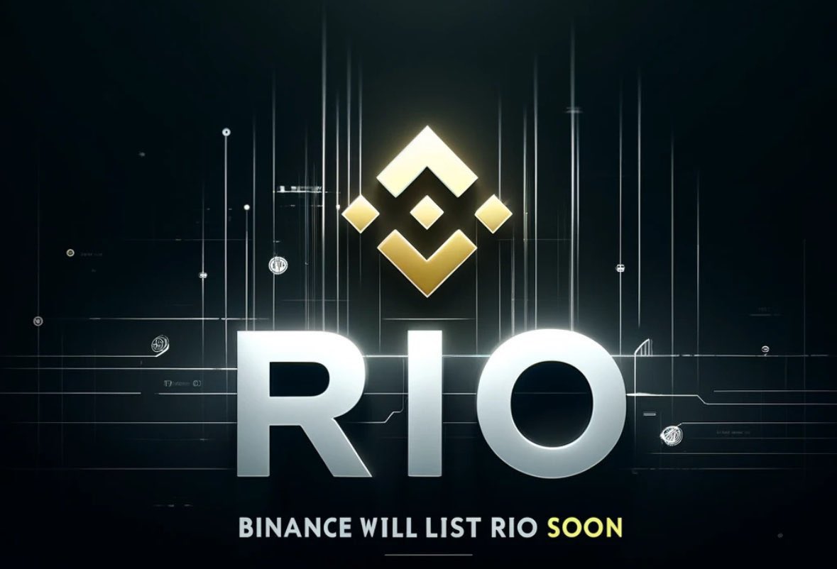 Like &amp; Retweet this post if you want to see $RIO on <a href="/binance/">Binance</a>. 

C'mon community, show your strength.

Together, we're unstoppable!

#Binance we're coming. LET's GO! 😎👊🏼