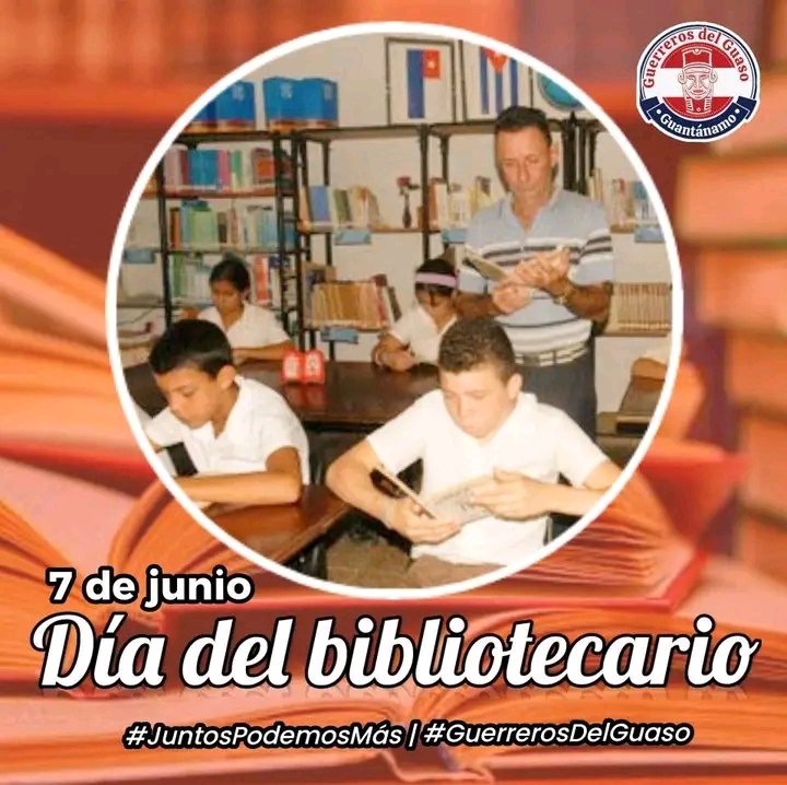 "Siempre imaginé que el paraíso fuera algún tipo de Biblioteca ".
Jorge Luis Borges
Feliz día del bibliotecario 🇨🇺🎉
# La lectura mejora tu conocimiento .
#PCC Jiguani
