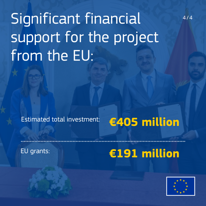 eu_enlargement_'s tweet photo. Last week, the 🇪🇺#EU signed a €75.5 million financial package to help reconstruct the 167km Bar-Vrbnica 🛤️ railway line in 🇲🇪#Montenegro.

This flagship project is part of the EU's Economic &amp; Investment Plan, supporting:
🔹 Trade
🔹 Economic Growth
🔹 Integration with EU markets