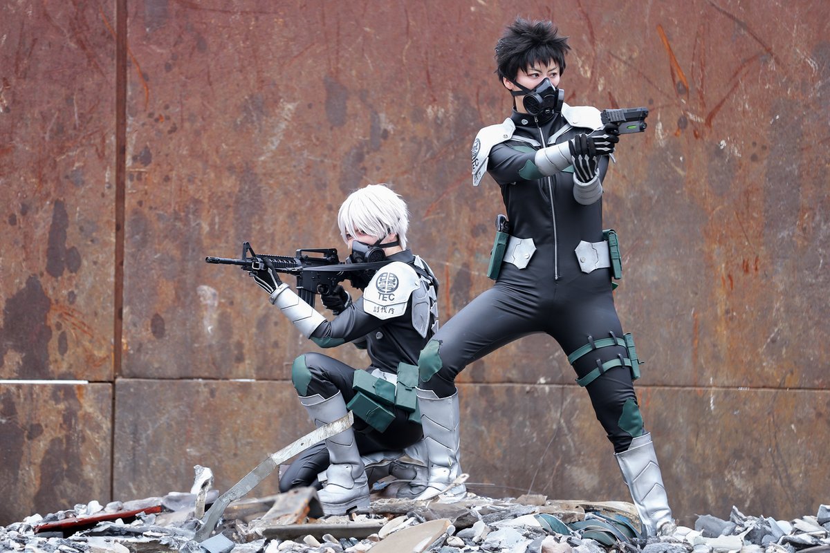 cosplay 【怪獣8号/KaijuNo8】 日比野カフカ：こーたそ 市川レノ：瑠那