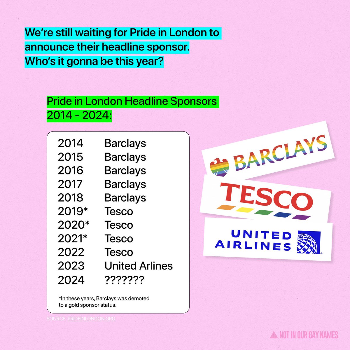 lgsmigrants's tweet photo. Whilst we eagerly anticipate the announcement of this year’s headline sponsor, we invite you to join us on a deep dive of their 2024 sponsorships over the next few days 🤓 https://t.co/tgdZa8VcyV