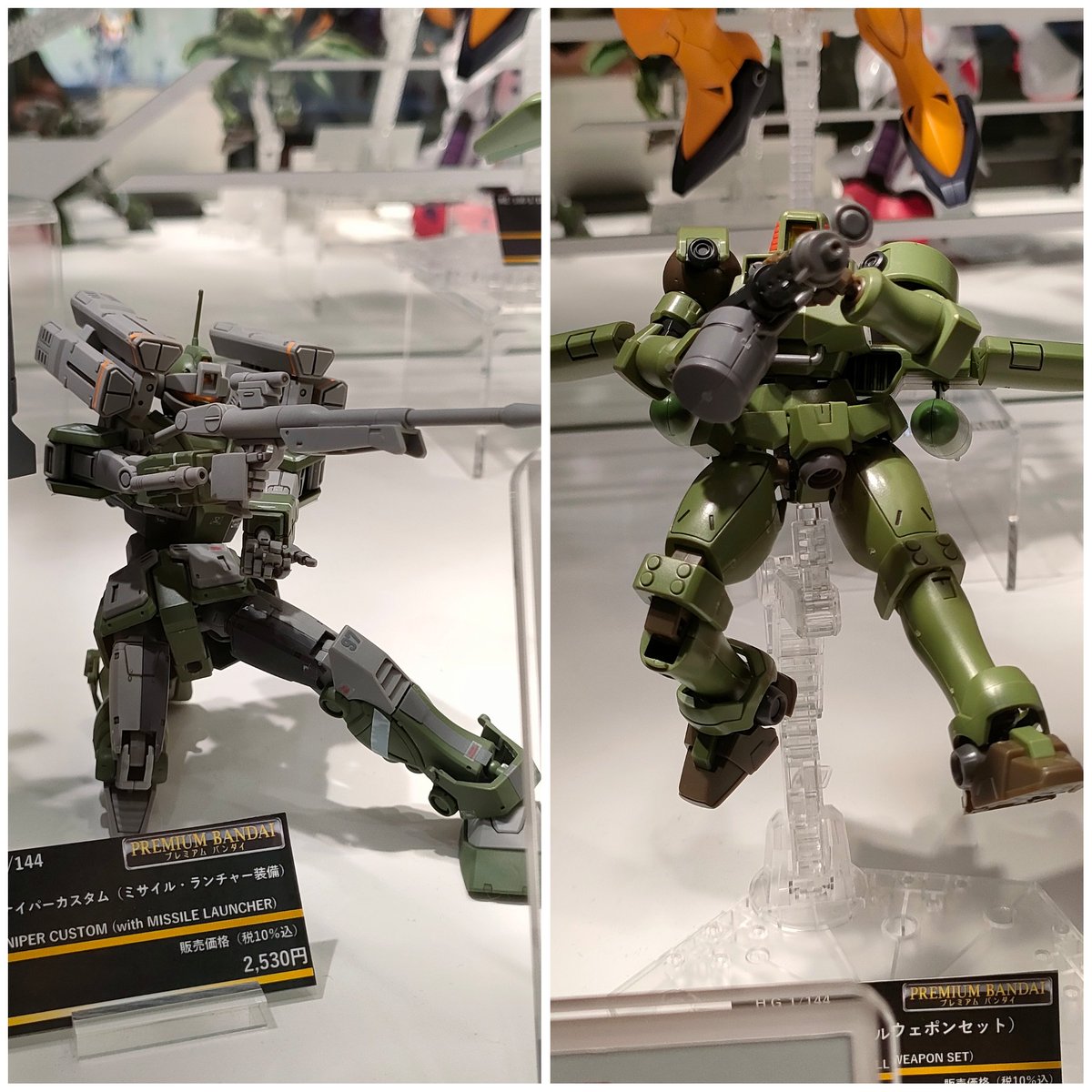 ガンダムベース東京の展示コーナー過去のプレバン品が色々有り中でも、
M 1/100 プロヴィデンスガンダム [スペシャルコーティング]
の存在感がスゴイです😄
※それとこっちのアメイジングズゴックも再販希望！