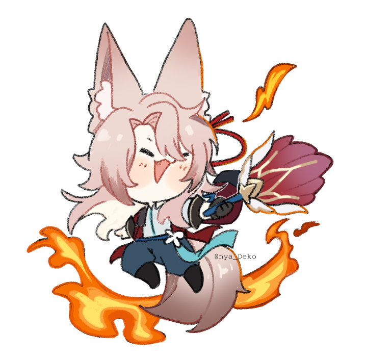 「Little fluffy Jiaoqiu 」|🌸✨DEKO✨🌸BLOSSOM SAMURAIのイラスト