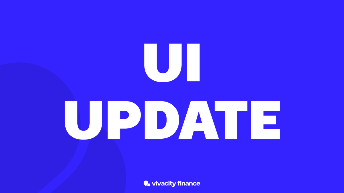 vivacityfinance's tweet photo. GM VivaCityzens!

We have a major UI update!
Featuring: "Market" Tab https://t.co/1O5qW8VZBP