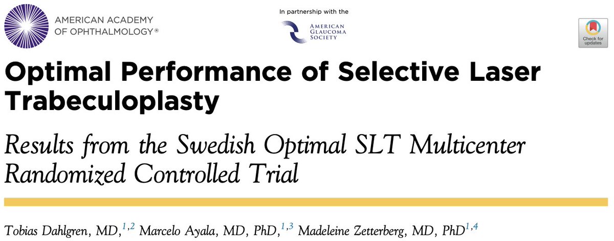Join us for <a href="/AAOjournal/">Ophthalmology</a> live Journal Club on Optimizing SLT, free to <a href="/aao_ophth/">AAO</a> members
Register here: bit.ly/AAO_SLT_Journa…

When: Wed., June 19, 8:30 - 9:30 p.m. ET
Who: Andrew R. Carey, MD, &amp; Nazlee Zebardast, MD <a href="/DrZebardast/">DrZebardast</a> 
#glaucoma #laser #eyetwitter