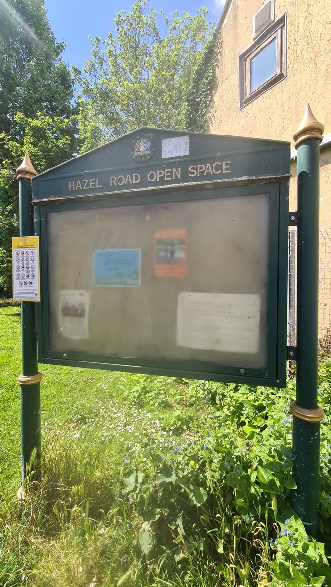 Local SNT officers assisted Park services today in removing rough sleepers tents in Hazel road open space!