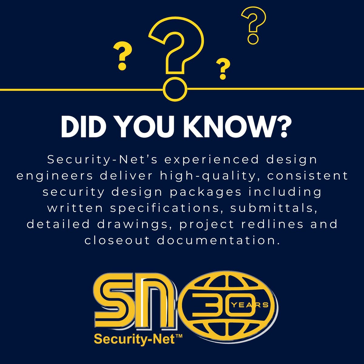 Sec_Net's tweet image. At Security-Net, our engineers are trained on the latest state-of-the-art products to ensure that our engineered solutions identify any coverage gaps and weaknesses. We take pride in designing tailored systems for customers. #SecurityNet #SecuritySolutions #SafetyFirst