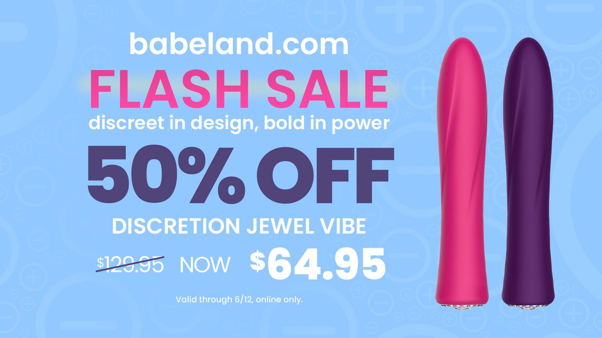 Are you ready for the weekend, babes? With a huge 50% off the 'Discretion jewel vibe' in our Friday #FLASHSALE why wouldn't you be? 😉 Only through to 6/12 though so ya gotta' be quick! 

l8r.it/owAC