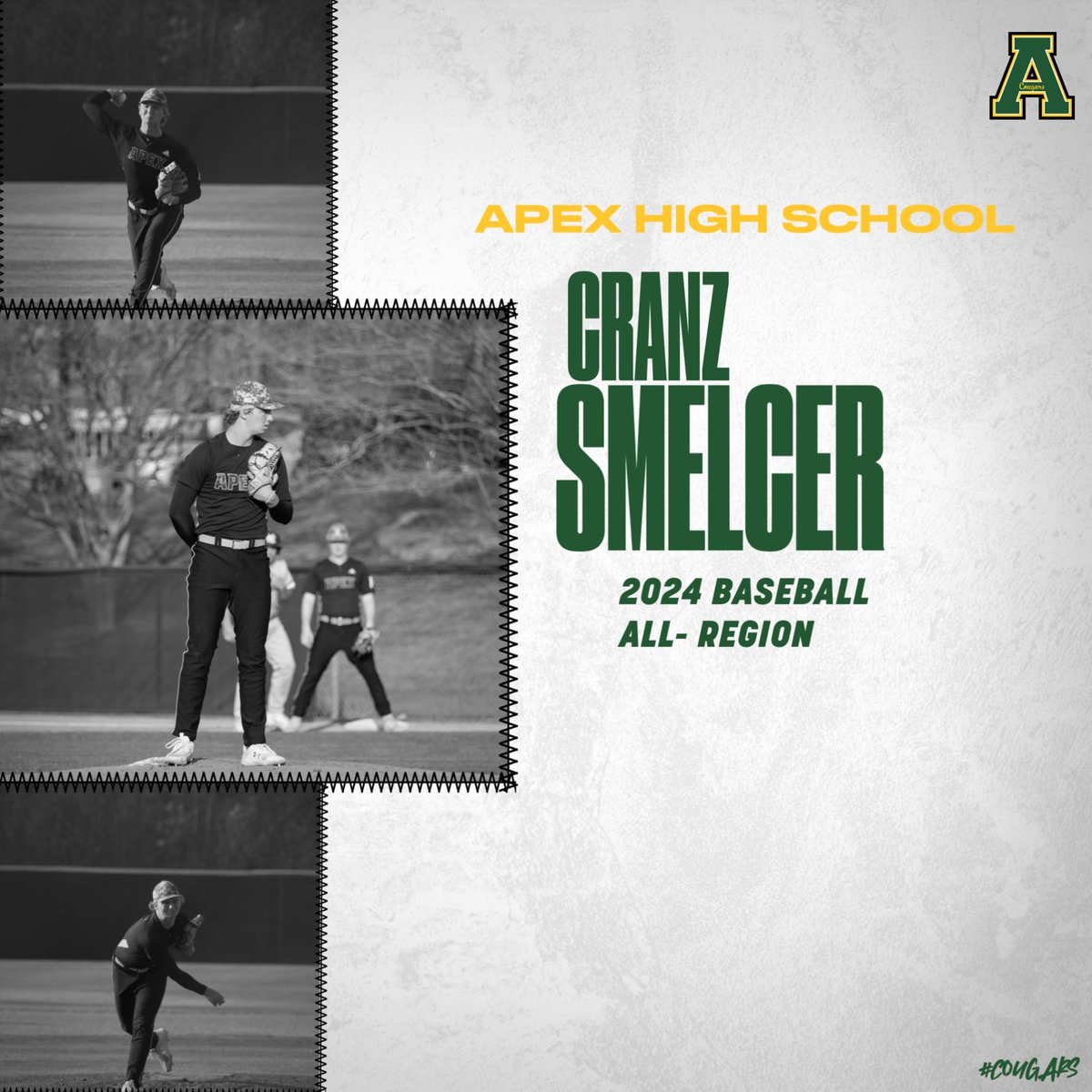 CRANZ SMELCER... All Region 👊🏻
@apexhighschool <a href="/apexhsathletics/">Apex Athletics</a> @baseballapex
📸: mars_shotss