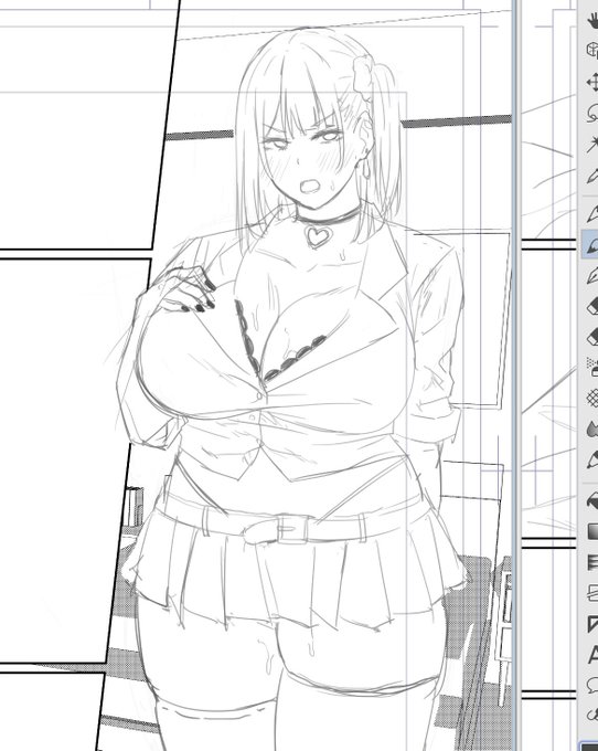 元ギャルの清楚人妻が元カレに寝取られる漫画描いてます 