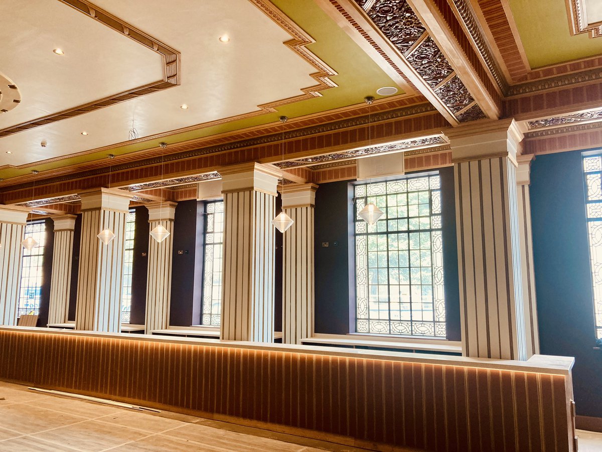 Bradford_Live's tweet image. It’s coming together! Finishing touches across the building @HeritageFundNOR