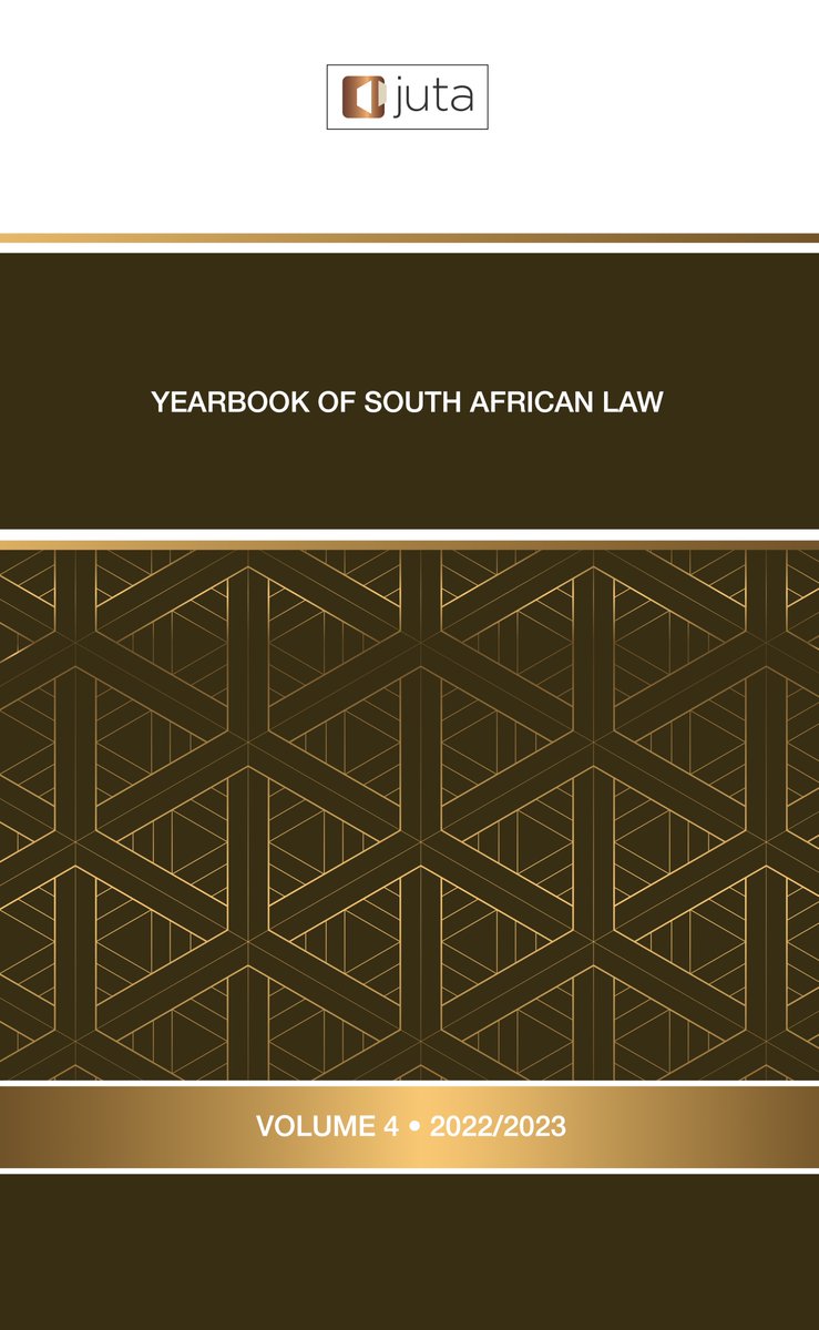 dansmywholename's tweet image. In more exciting news, my first co-authored contribution to the Yearbook of South African Law is out soon (on Jutastat / Evolve). Very grateful to @Jason_Brickhill and @MichaelBishop12 for the opportunity to work together! 😁 jutajournals.co.za/yearbook-of-so…