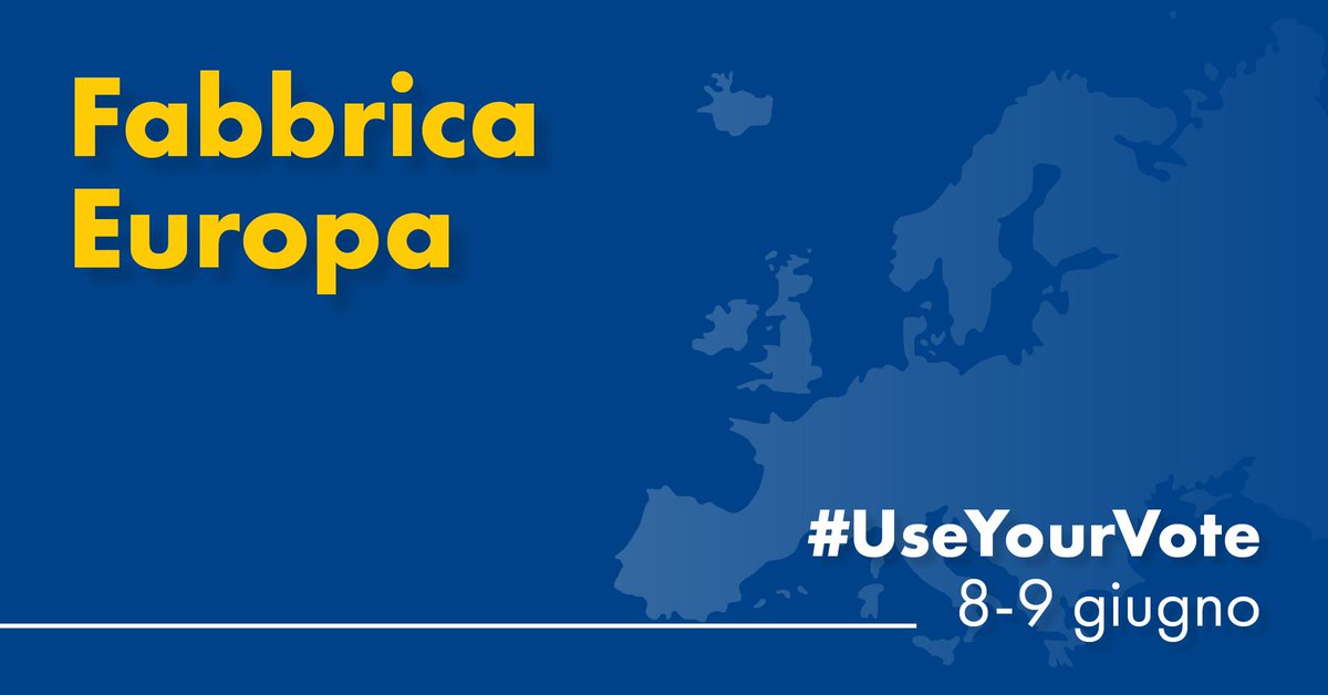 🇪🇺Il futuro dell'Europa dipende dal rilancio dell'industria, fondamentale per creare lavoro di qualità e affrontare le sfide globali. Puntare su una maggiore competitività industriale è essenziale per garantire prosperità e benessere.

Ieri sono iniziate le elezioni europee nei