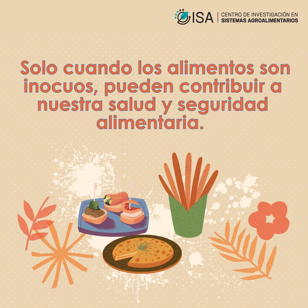 🍅“En el Centro ISA, celebramos el Día Mundial de la Inocuidad de los Alimentos con un compromiso renovado hacia la seguridad alimentaria. Únete a nosotros en este día para promover prácticas seguras en toda la cadena alimentaria”. 🥬#InocuidadAlimentaria #SeguridadAlimentaria