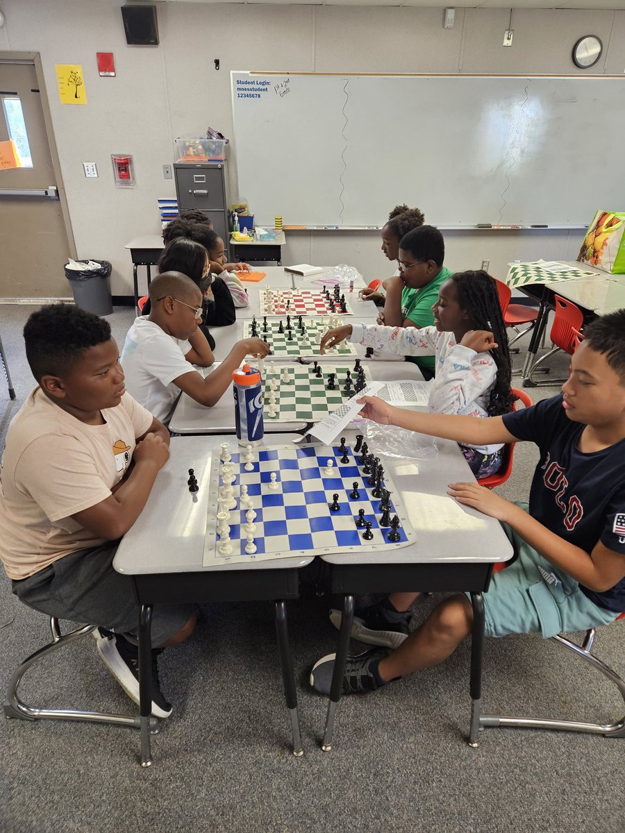 Final Chess Club of the year!! They have come so far in their skill and strategy! @CCPSGIFTED <a href="/NealBlueCrabs/">Mary B. Neal Elementary School</a>