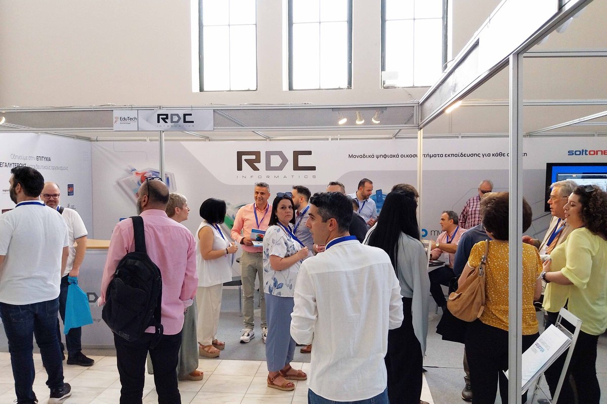 rdcinformatics's tweet image. Με μεγάλη επιτυχία ολοκληρώθηκε η συμμετοχή μας στην πρώτη Έκθεση &amp;amp; Συνέδριο για Προϊόντα &amp;amp; Υπηρεσίες Υποδομής Εκπαιδευτικών Κέντρων «EduTech 2024» στο Ζάππειο Μέγαρο!
Μάθετε περισσότερα: bit.ly/3XeOIfI
#RDCInformatics #EduTech2024 #DigitalTransformation #EdTech