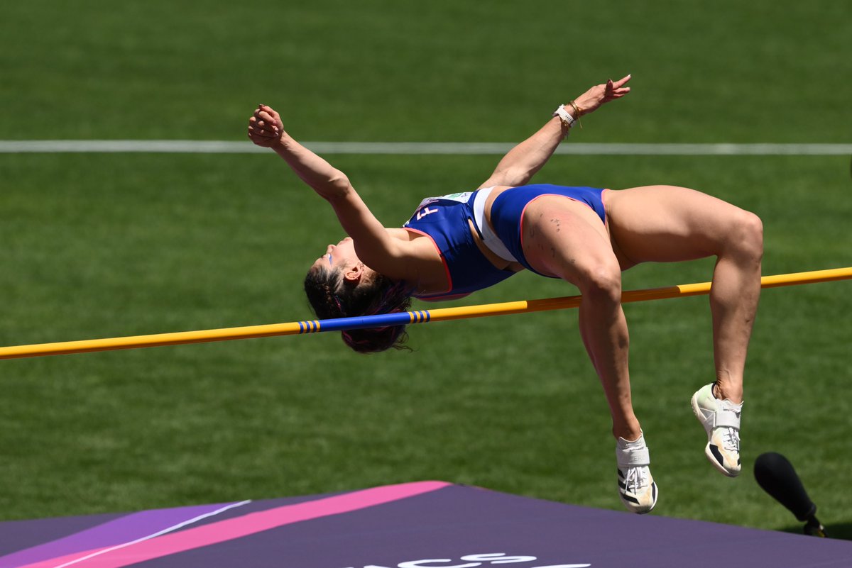 FFAthletisme's tweet image. 👏 A l&apos;heptathlon, Auriana Lazraq-Khlass a franchi une barre à 1,77 m lors du concours de hauteur, record personnel égalé.

🇫🇷 Après deux épreuves, la Française est 7e avec 2013 points, largement en avance sur les bases de son record.

💻 La compétition est à suivre en DIRECT sur…