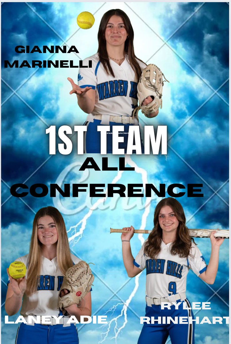 Way to go girls! We are so proud of you!! Thank you for an awesome year! 💙⚡️🥎