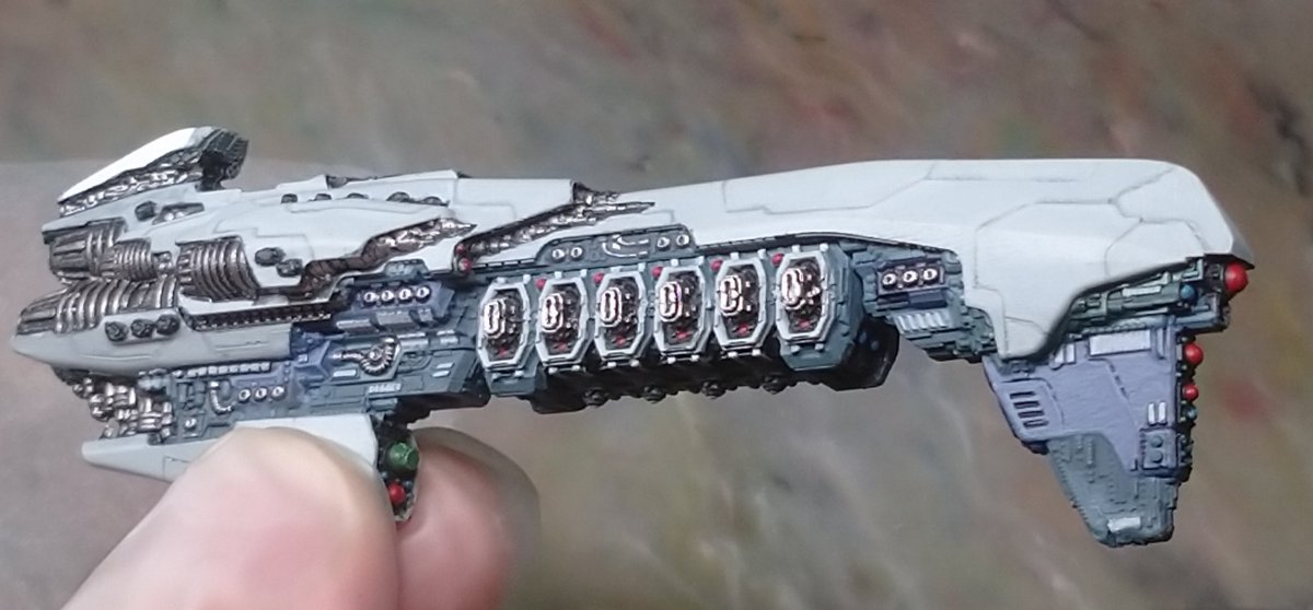 pentel752's tweet image. 今日のレジスタンス大型巡洋艦
進まないー塗ってるんですけどね
嬉しいくらいディテール細かくて
#Dropfleetcommander