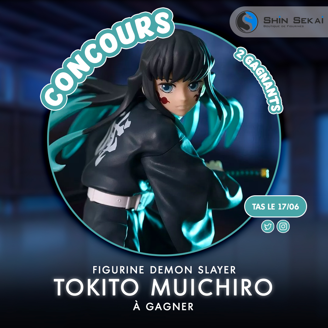 Shin Sekai (@shinsekaifr) on Twitter photo ✨🎁Concours!!🎁✨
Avec la nouvelle saison de Demon Slayer, on avait envie de vous faire gagner une figurine d'un de nos piliers préférés ! 🩵
Pour participer :
👉Follow <a href="/shinsekaifr/">Shin Sekai</a>
👉RT ce tweet
👉Tag un ami
📆TAS le 17 juin
1 gagnant Twitter / 1 gagnant Instagram
#kny ✨🎁Concours!!🎁✨
Avec la nouvelle saison de Demon Slayer, on avait envie de vous faire gagner une figurine d'un de nos piliers préférés ! 🩵
Pour participer :
👉Follow <a href="/shinsekaifr/">Shin Sekai</a>
👉RT ce tweet
👉Tag un ami
📆TAS le 17 juin
1 gagnant Twitter / 1 gagnant Instagram
#kny