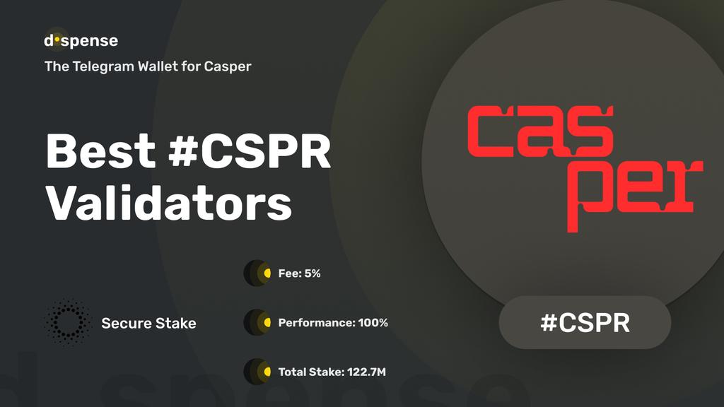 Dspense Wallet (#CSPR, #Telegram) tweet media
