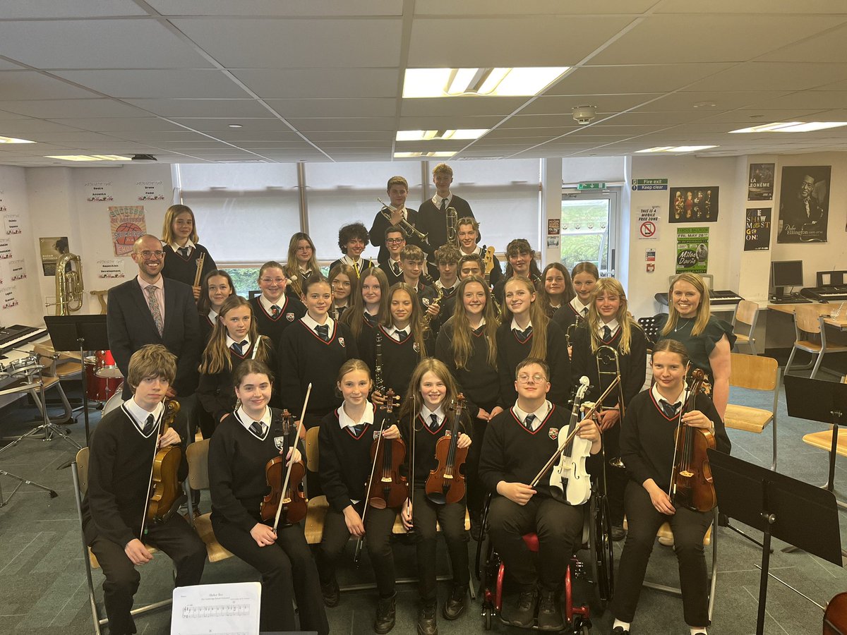 Heart Wales (@heartwales) on Twitter photo We’d like to give a warm welcome to our official band for the summer. The Cowbridge School Orchestra! <a href="/CowbridgeCS/">Cowbridge School</a> 🎺 they will be performing songs from the big artists coming to Wales this summer on Heart Drive with <a href="/radiojagger/">Simon jagger</a> and <a href="/radiowoody1/">Chris Wood</a> 🪈 🎻 🪘 We’d like to give a warm welcome to our official band for the summer. The Cowbridge School Orchestra! <a href="/CowbridgeCS/">Cowbridge School</a> 🎺 they will be performing songs from the big artists coming to Wales this summer on Heart Drive with <a href="/radiojagger/">Simon jagger</a> and <a href="/radiowoody1/">Chris Wood</a> 🪈 🎻 🪘