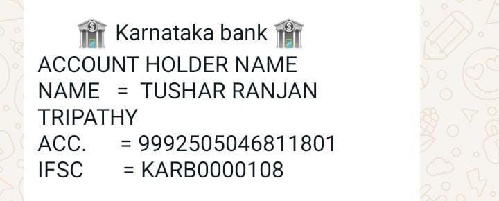 ShahMitulMS's tweet photo. A fraudulent account is one that fraudulently asks for payment in a variety of ways.
Please, strict action should be taken against this man.
I have enough information and I am also stuck.
Please take action against him
@PoliceBangalore @Policebangla @GujaratPolice @DgpKarnataka https://t.co/gDzUtVWHvv
