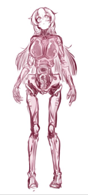 昼休みに脳みそ空っぽで描いたうちの子の落書きです 