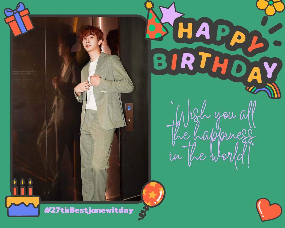 𝗛𝗮𝗽𝗽𝘆 𝗕𝗶𝗿𝘁𝗵𝗱𝗮𝘆🎂💙 <a href="/bestjanewit/">bestjanewit (ตัวปลอม)</a>

ขอให้เป็นปีที่ดีสุขภาพแข็งแรงมีงานเยอะๆและมีความสุขมากๆนะครับ🙏

#27thBestjanewitday
#bestjanewit