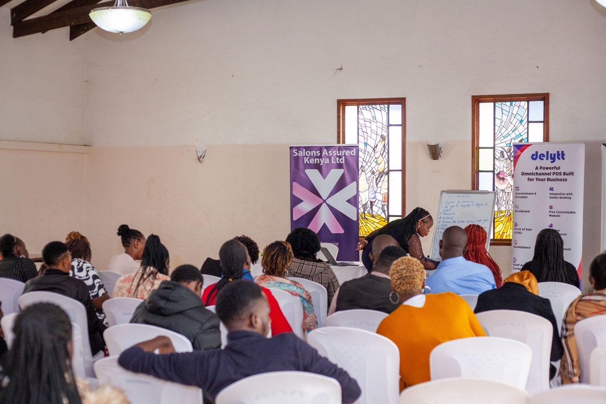 delytt_'s tweet photo. Exciting times ahead!
We had the privilege of partnering with Salon Assured Kenya to showcase our Business Management System. Delytt is designed to streamline operations, and drive business growth in the beauty industry from salons to spas to barbershops and so much more! https://t.co/wi8N1cavh9