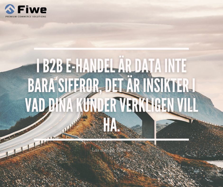 FiweCommerce's tweet photo. I B2B e-handel är data inte bara siffror, det är insikter i vad dina kunder verkligen vill ha. https://t.co/DVASKvyVtX https://t.co/hHwqYkiI92