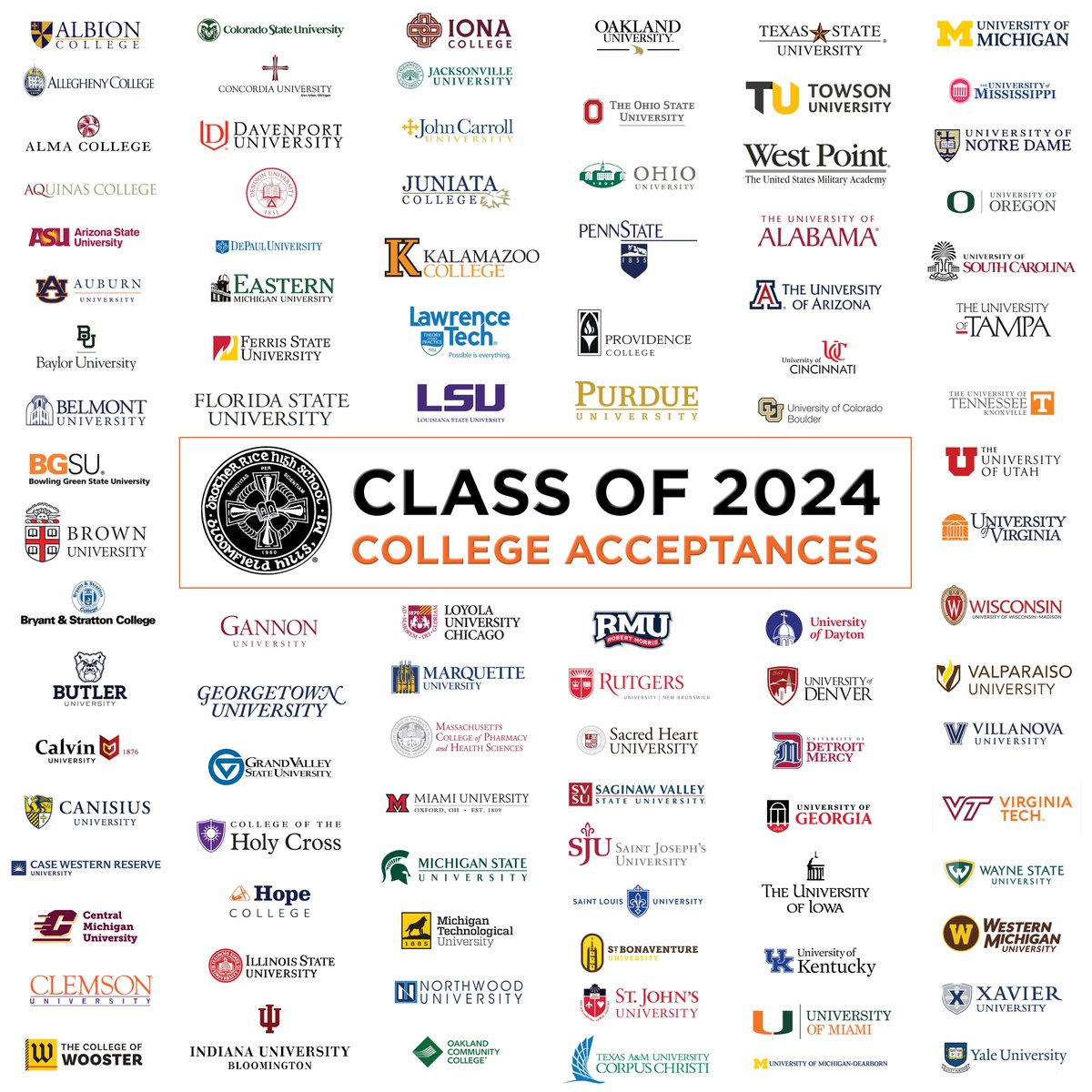 Thanks to the guidance and support from their teachers, college counselors, and families, our college-bound Class of 2024 graduates are ready to embark on exciting new journeys! Wishing this remarkable group of young men the very best as they move forward toward their bright