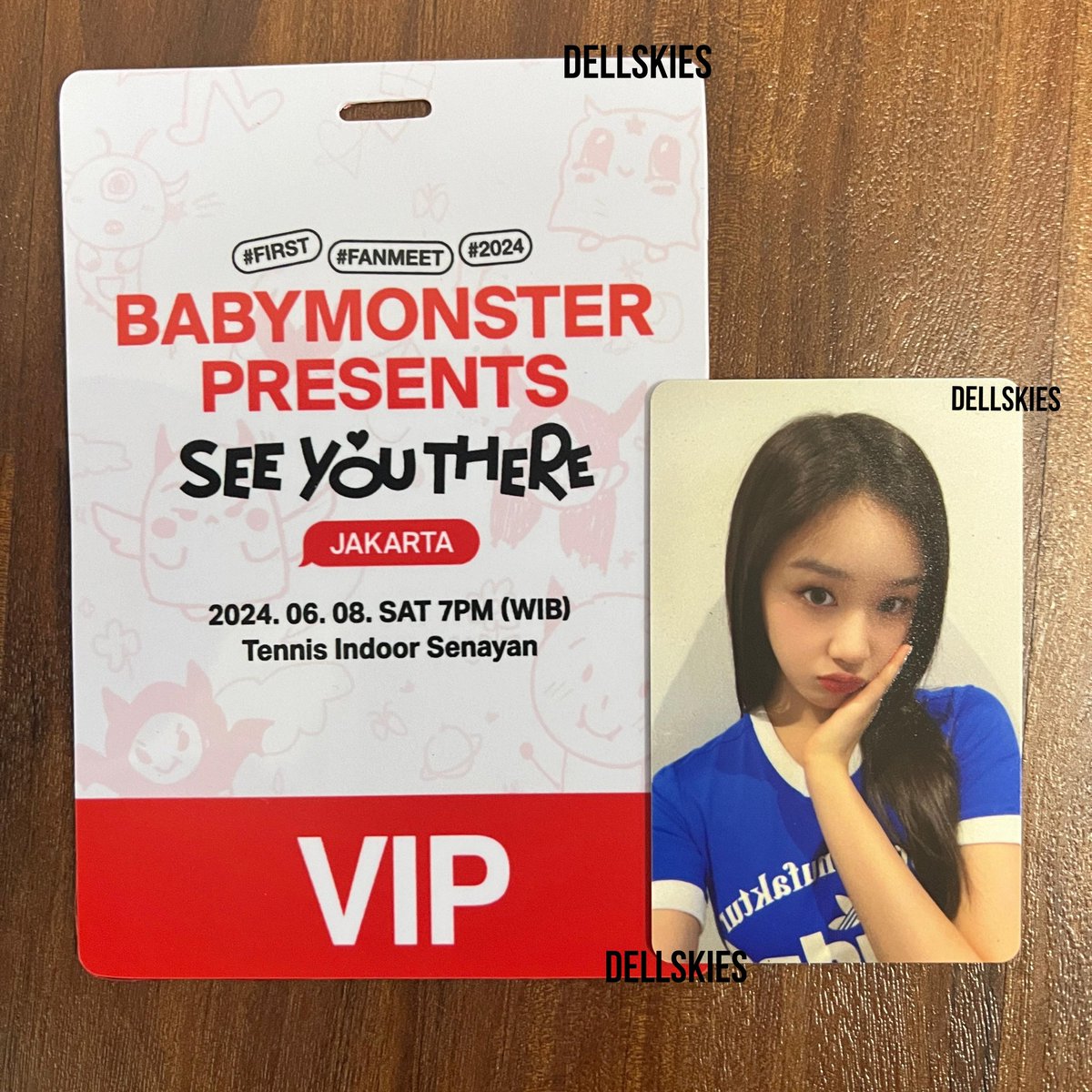 WTT PHOTOCARD PC BABYMONSTER BAEMON BLUE VIP IN JAKARTA FANMEET

HAVE PHARITA
WANT RUKA/AHYEON

✅COD VENUE
✅BERSEDIA NAMBAH NOMINAL

t. want to trade wtb wts babymonsters jkt konser fan meeting