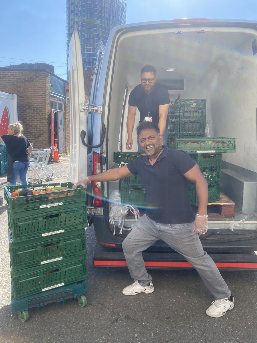 The resident, engagement &amp; participation team joined the inspirational team at the Carpenters &amp; Docklands centre today - volunteering to support their food bank &amp; cafe 

So many residents rely on the team here &amp; it’s been an honour &amp; a joy to be a part of it! 
#volunteersweek