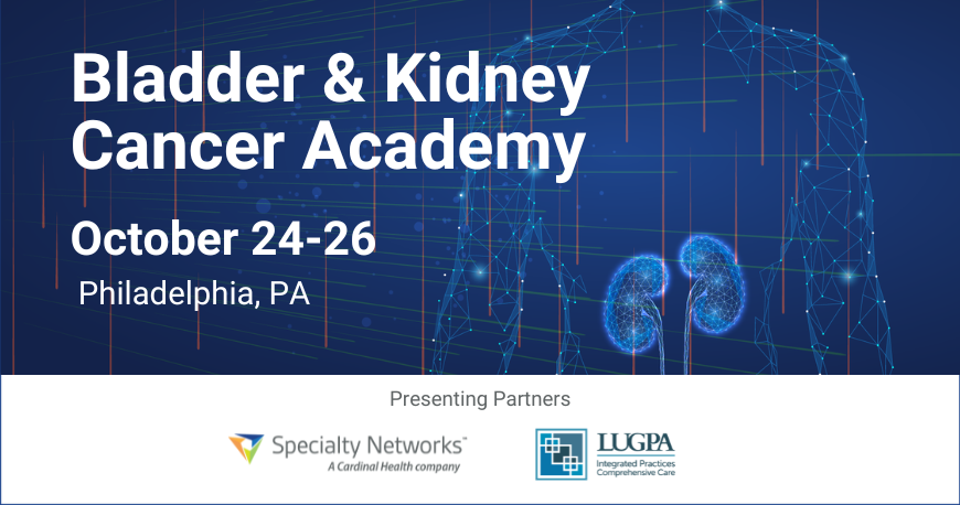 We’re excited to host the #Bladder &amp; #Kidney Cancer Academy this fall in partnership with <a href="/UrologyUS/">LUGPA</a> to discuss standards of care and explore newly released research. Spots are still open to attend! Learn more about the event here: web.cvent.com/event/5643f02e…