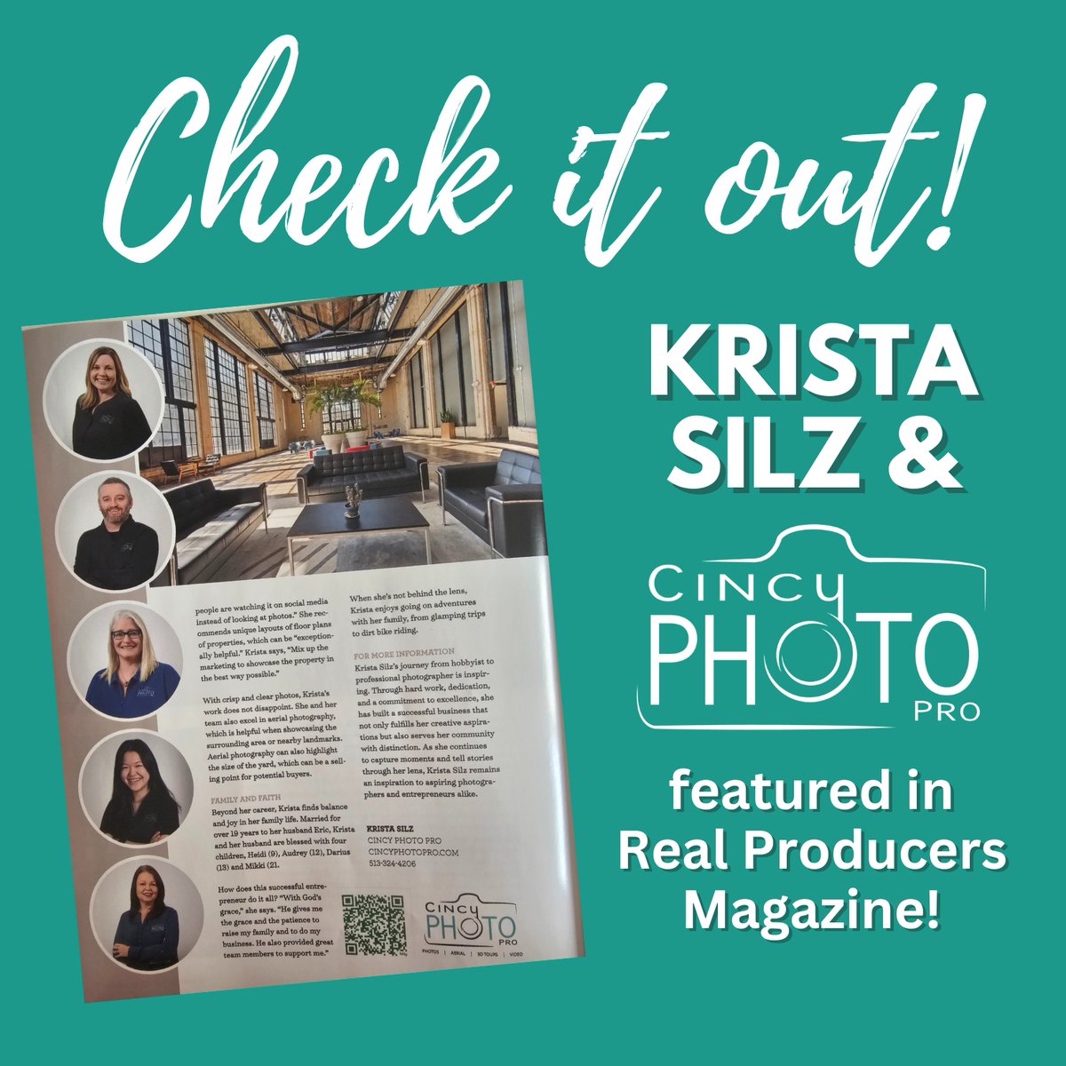 cincy_pro's tweet image. ❗Check it out!  Krista and her team are featured in the latest issue of Cincinnati Real Producers Magazine! 👏  

Grab the latest issue to read more!
info@cincyphotopro.com
513-324-4206
cincyphotopro.com
