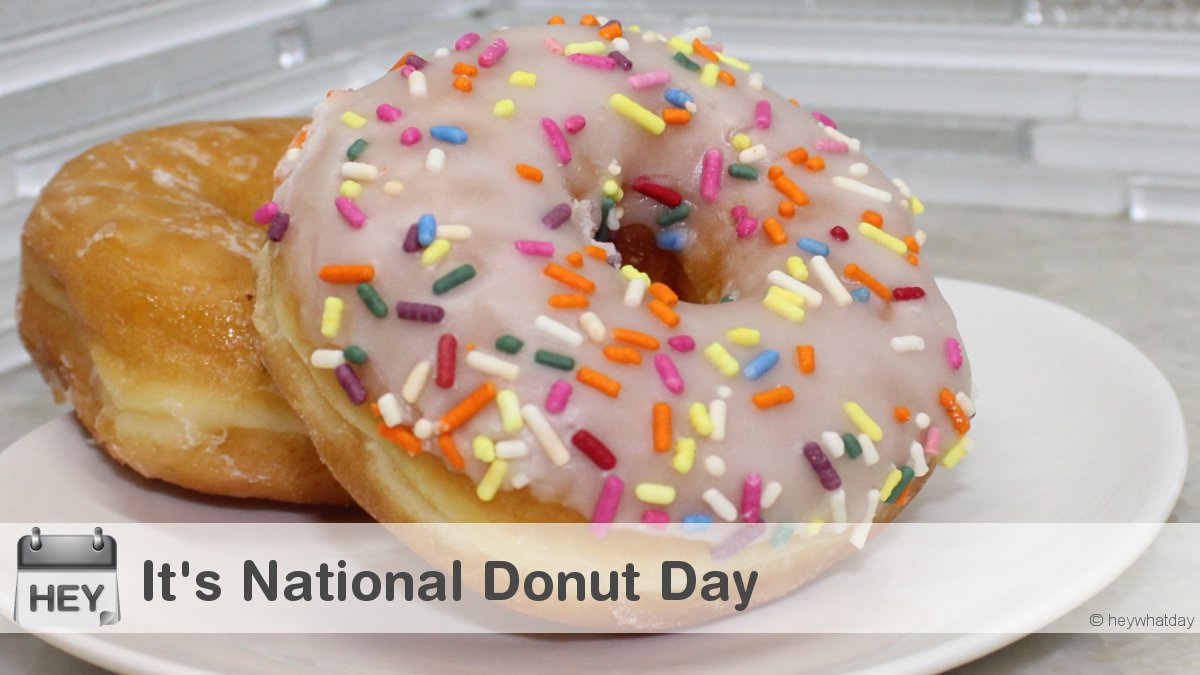 It's National Donut Day! 
#NationalDonutDay #DonutDay #DoughnutDay