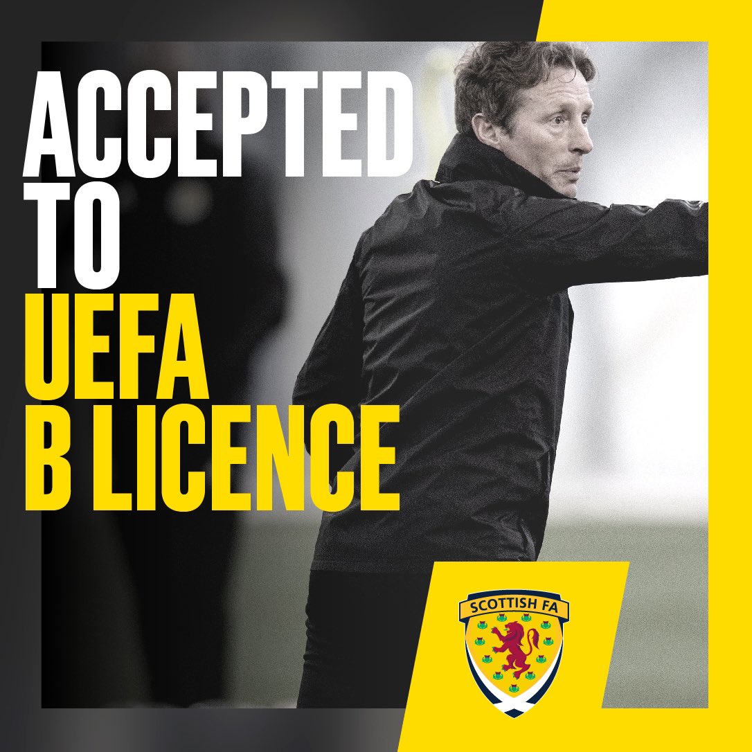 SimonBloch19's tweet photo. Super excited to get started on UEFA B License in August with the Scottish FA. The journy continues 📚
#ScottishFACoachEd https://t.co/2eMuVnIgx5