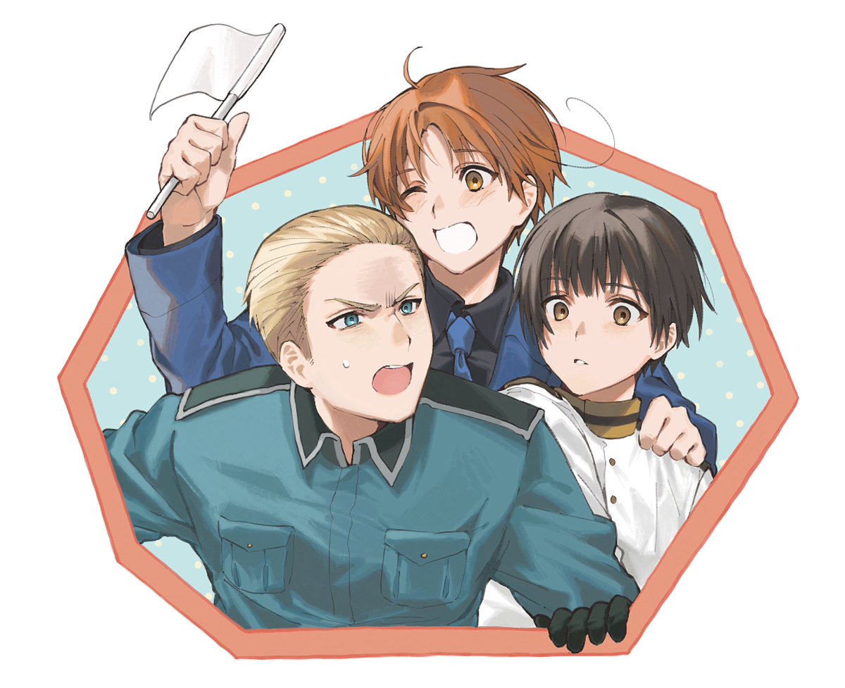 N♡ページ ヘタリア 絵ﾁｬ産枢軸+2P伊