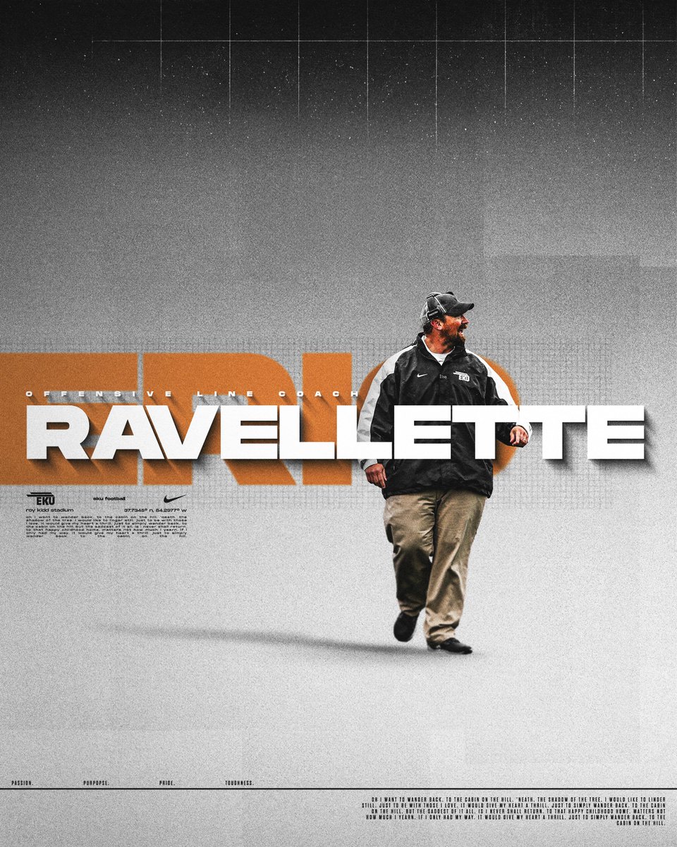 EKU Football (@ekufootball) on Twitter photo Join us in welcoming our new offensive line coach, Eric Ravellette (<a href="/CoachRav/">Eric Ravellette</a>) to Richmond!
#E2W | #MatterOfPride
ekusports.com/news/2024/6/7/… Join us in welcoming our new offensive line coach, Eric Ravellette (<a href="/CoachRav/">Eric Ravellette</a>) to Richmond!
#E2W | #MatterOfPride
ekusports.com/news/2024/6/7/…