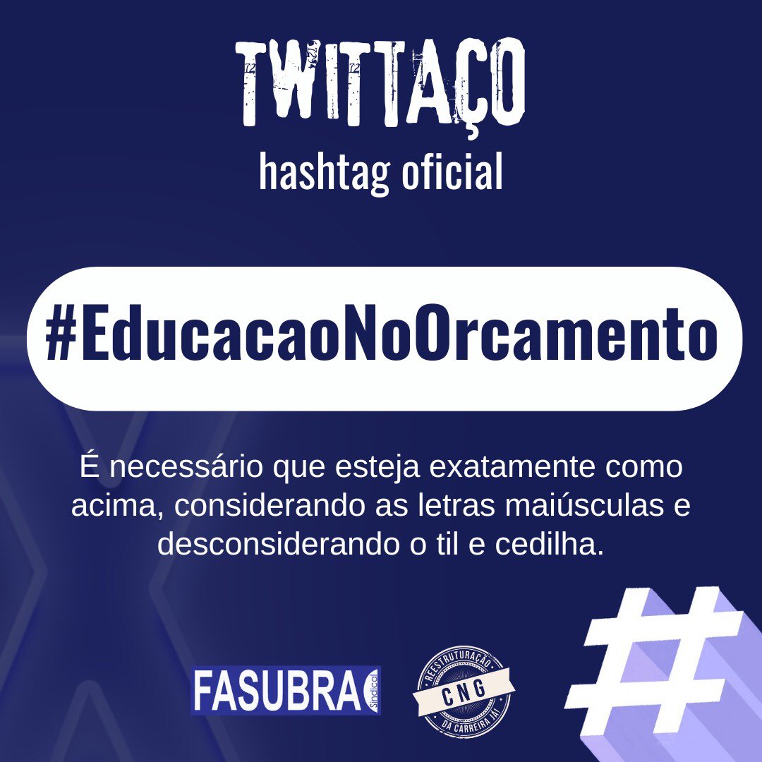 FasubraS's tweet photo. Atenção!!! #EducacaoNoOrcamento https://t.co/f69NEVjQrv